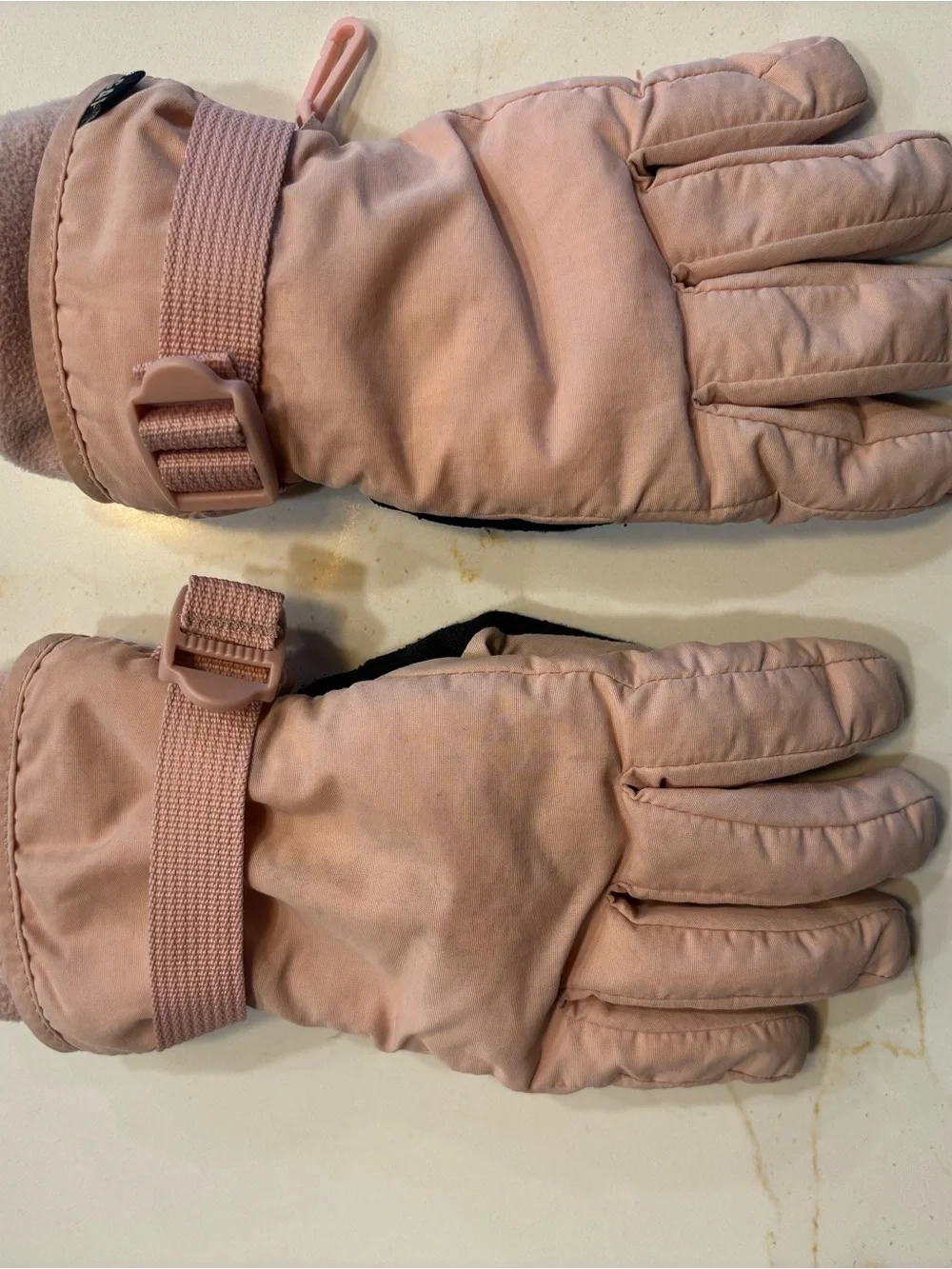 GAP Pink Fleece-Lined Kids Gloves